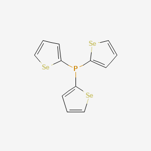 molecular formula C12H9PSe3 B11957038 Triselenophen-2-ylphosphane 