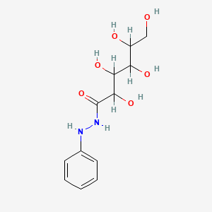 molecular formula C12H18N2O6 B11957060 Gluconic acid, phenylhydrazide CAS No. 6294-74-2