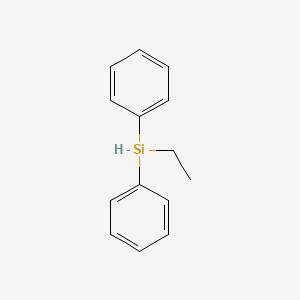 molecular formula C14H16Si B11957108 Diphenylethylsilane CAS No. 7535-07-1