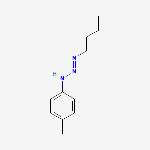 molecular formula C11H17N3 B11957222 3-Butyl-1-P-tolyltriazene CAS No. 53477-45-5