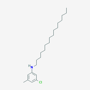 molecular formula C23H40ClN B11957256 N-(5-Chloro-M-tolyl)-hexadecylamine CAS No. 16582-40-4