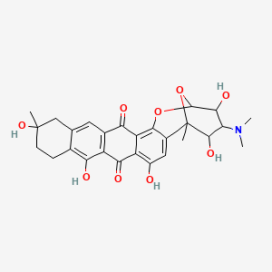 molecular formula C27H29NO9 B1195726 7-Deoxynogarol CAS No. 71582-53-1