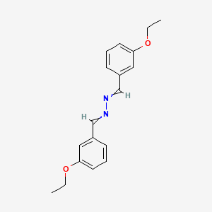 molecular formula C18H20N2O2 B11957281 3-Ethoxybenzaldehyde azine CAS No. 109692-33-3