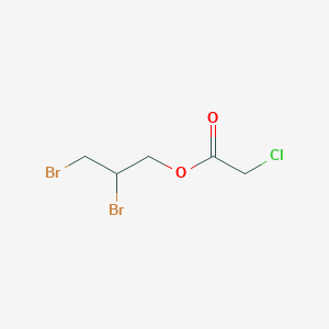 molecular formula C5H7Br2ClO2 B11957291 2,3-Dibromopropyl chloroacetate CAS No. 6301-36-6