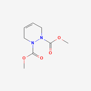 molecular formula C8H12N2O4 B11957313 Dimethyl 3,6-dihydropyridazine-1,2-dicarboxylate CAS No. 7309-66-2