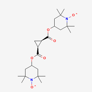 1-Piperidinyloxy, 4,4'-(1,2-cyclopropanediylbis(carbonyloxy))bis(2,2,6,6-tetramethyl-, cis-