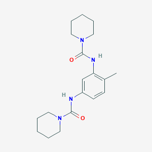 molecular formula C19H28N4O2 B11957336 N,N'-(4-Methyl-1,3-phenylene)bis(1-piperidinecarboxamide) CAS No. 20575-74-0