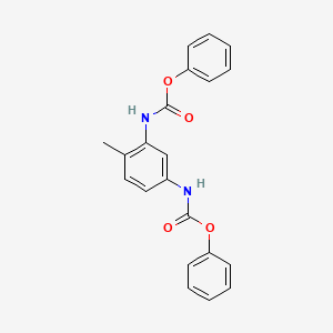 molecular formula C21H18N2O4 B11957338 N,N'-Bis(phenoxycarbonyl)-4-methyl-1,3-phenylenediamine CAS No. 4223-24-9