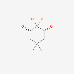 molecular formula C8H10Br2O2 B11957361 2,2-Dibromo-5,5-dimethylcyclohexane-1,3-dione CAS No. 21428-65-9