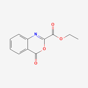 molecular formula C11H9NO4 B1195737 2-Ethoxycarbonyl-4H-3,1-benzoxazin-4-one CAS No. 31143-83-6