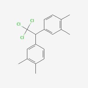 molecular formula C18H19Cl3 B11957370 1,1-Bis(3,4-xylyl)-2,2,2-trichloroethane CAS No. 60350-05-2