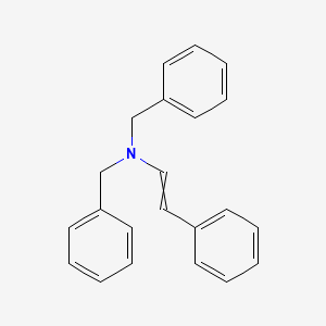 molecular formula C22H21N B11957400 N-Styryldibenzylamine CAS No. 5694-21-3
