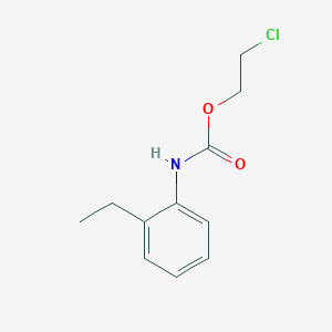 molecular formula C11H14ClNO2 B11957446 2-chloroethyl N-(2-ethylphenyl)carbamate CAS No. 28352-96-7