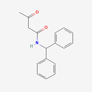 molecular formula C17H17NO2 B11957478 N-(DiPhenyl-Methyl)-Acetoacetamide 