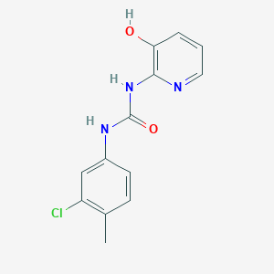 molecular formula C13H12ClN3O2 B11957488 N-(3-chloro-4-methylphenyl)-N'-(3-hydroxy-2-pyridinyl)urea CAS No. 853319-27-4
