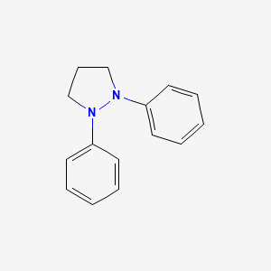 molecular formula C15H16N2 B11957525 1,2-Diphenylpyrazolidine CAS No. 63378-86-9