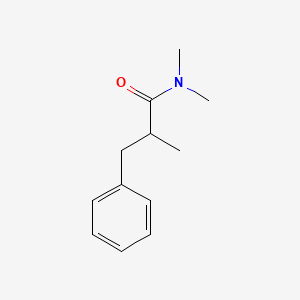 molecular formula C12H17NO B11957532 N,N,2-trimethyl-3-phenylpropanamide CAS No. 51371-02-9