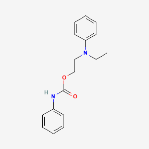 molecular formula C17H20N2O2 B11957562 2-(N-Ethylanilino)ethyl carbanilate CAS No. 33898-93-0
