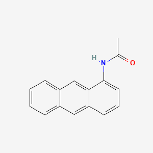 molecular formula C16H13NO B11957574 Acetamide, N-1-anthracenyl- CAS No. 63512-12-9