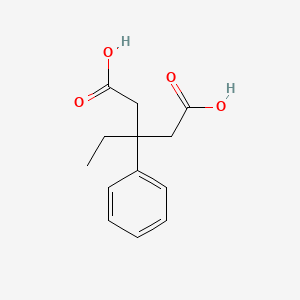 molecular formula C13H16O4 B11957594 3-Ethyl-3-phenylglutaric acid CAS No. 4160-93-4