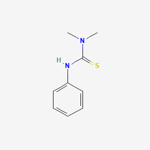 molecular formula C9H12N2S B1195763 1,1-二甲基-3-苯基硫脲 CAS No. 705-62-4