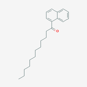 molecular formula C22H30O B11957642 1-(1-Naphthyl)-1-dodecanone 
