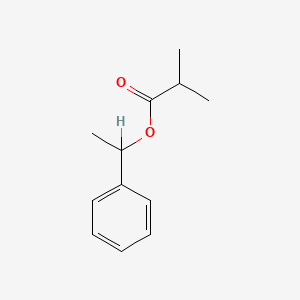 molecular formula C12H16O2 B1195768 1-苯乙基异丁酸酯 CAS No. 7775-39-5