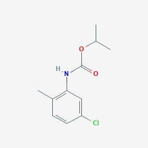 molecular formula C11H14ClNO2 B11957680 Isopropyl N-(5-chloro-2-methylphenyl)carbamate CAS No. 2621-68-3