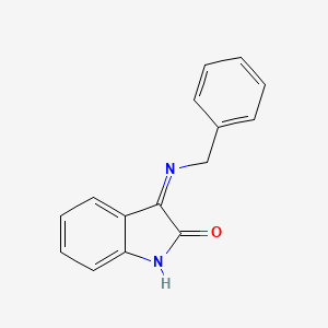 molecular formula C15H12N2O B11957700 3-(Benzylimino)-2-indolinone 