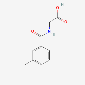 molecular formula C11H13NO3 B1195776 3,4-Dimethylhippuric acid CAS No. 23082-12-4