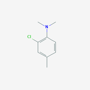 molecular formula C9H12ClN B11957762 2-Chloro-N,N-dimethyl-P-toluidine CAS No. 196803-74-4
