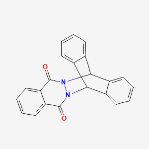 molecular formula C22H14N2O2 B11957770 5,14-[1,2]Benzenophthalazino[2,3-b]phthalazine-7,12(5H,14H)-dione 