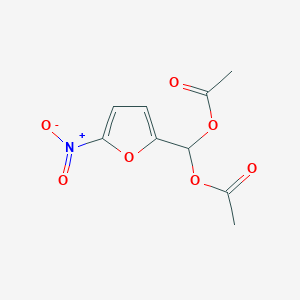 molecular formula C9H9NO7 B119578 5-Nitro-2-furanmethanediol diacetate CAS No. 92-55-7