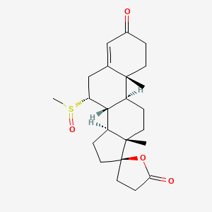 molecular formula C23H32O4S B1195783 7alpha-(Methylthio)spironolactone S-oxide CAS No. 38753-75-2