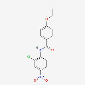 molecular formula C15H13ClN2O4 B11957842 N-(2-chloro-4-nitrophenyl)-4-ethoxybenzamide CAS No. 461042-37-5