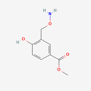 2-Hydroxy-5-carbomethoxybenzyloxyamine