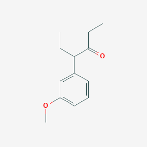 molecular formula C13H18O2 B11957872 4-(3-Methoxyphenyl)-3-Hexanone CAS No. 7355-84-2