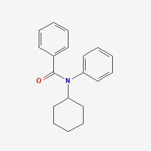 molecular formula C19H21NO B11957888 N-Cyclohexylbenzanilide CAS No. 94593-61-0
