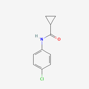 molecular formula C10H10ClNO B11957921 N-(4-chlorophenyl)cyclopropanecarboxamide CAS No. 14372-01-1
