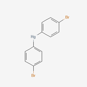 molecular formula C12H8Br2Hg B11957924 Mercury, bis(4-bromophenyl)- CAS No. 19719-72-3