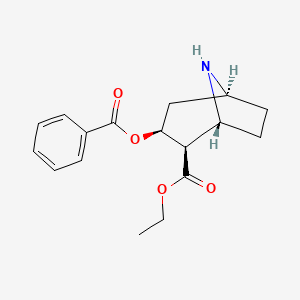 molecular formula C17H21NO4 B1195793 Norcocaethylene CAS No. 137220-02-1