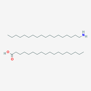molecular formula C36H75NO2 B11957940 Stearic acid, octadecylamine salt CAS No. 16835-63-5