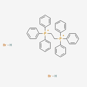 molecular formula C38H36Br2P2+2 B11957943 Triphenyl[2-(triphenylphosphonio)ethyl]phosphonium dibromide 