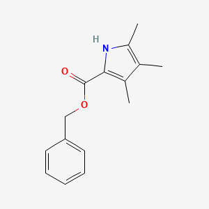 molecular formula C15H17NO2 B11958016 Benzyl 3,4,5-trimethylpyrrole-2-carboxylate CAS No. 4424-76-4