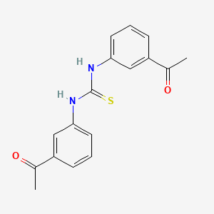 molecular formula C17H16N2O2S B11958022 N,N'-bis(3-acetylphenyl)thiourea 