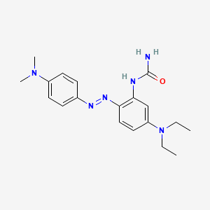 molecular formula C19H26N6O B11958034 N-(5-(diethylamino)-2-{[4-(dimethylamino)phenyl]diazenyl}phenyl)urea CAS No. 198010-51-4