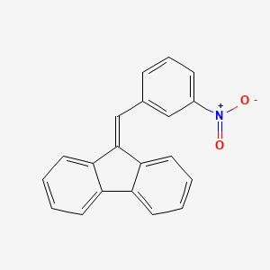 molecular formula C20H13NO2 B11958082 9-(m-Nitrobenzylidene)fluorene CAS No. 4421-51-6