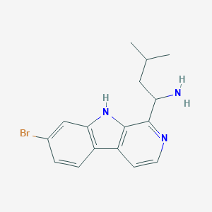 molecular formula C16H18BrN3 B119581 Eudistalbin A CAS No. 142755-07-5