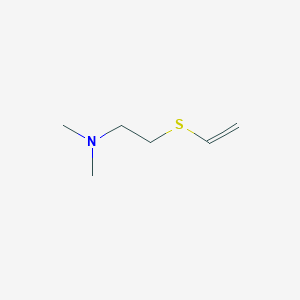 molecular formula C6H13NS B11958141 Ethanamine, 2-(ethenylthio)-N,N-dimethyl- CAS No. 44746-07-8