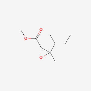 molecular formula C9H16O3 B11958156 Methyl 3-sec-butyl-3-methylglycidate CAS No. 72569-66-5